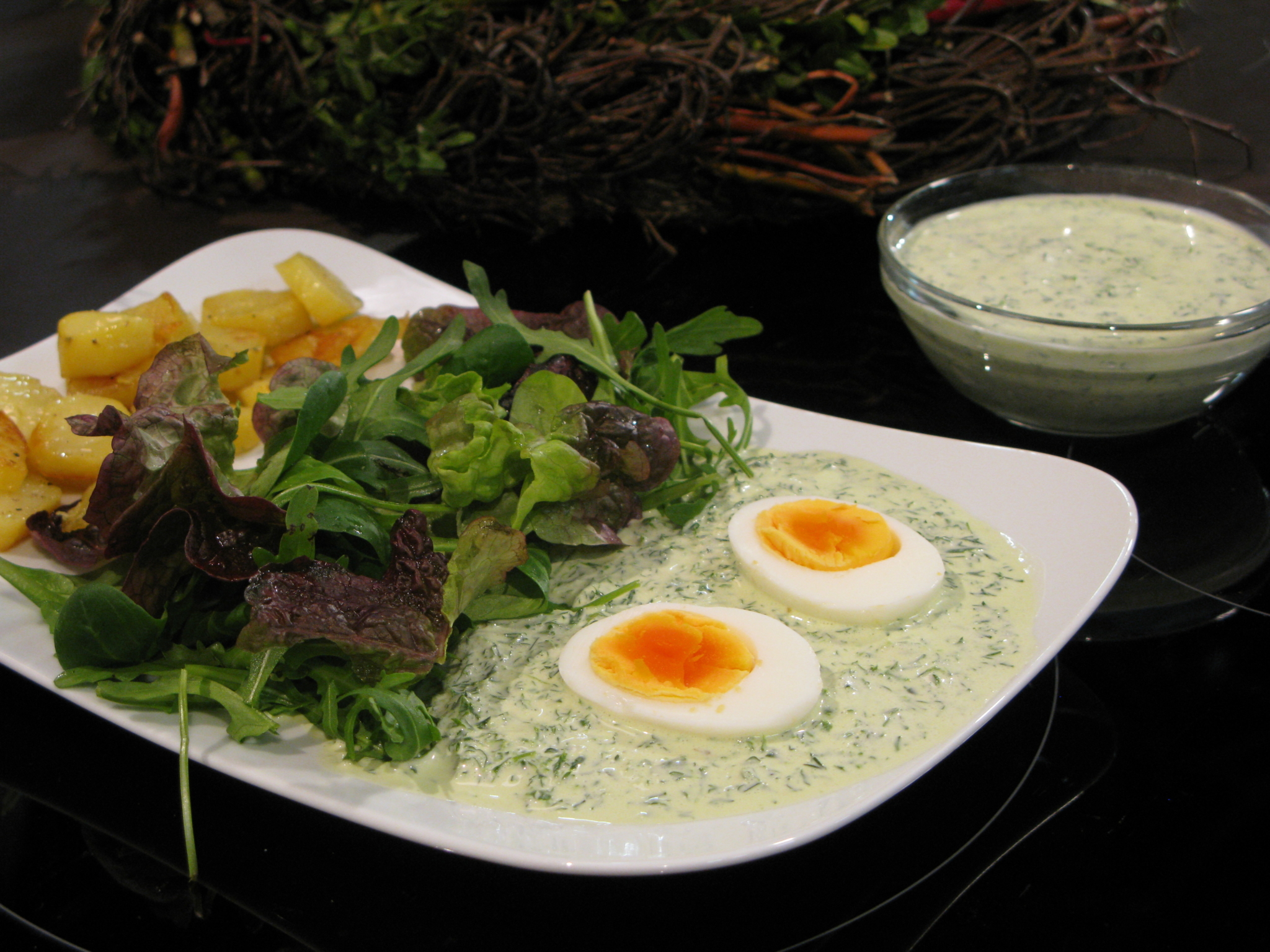 Kräuter - Frankfurter grüne Soße mit Ei - Erlebnisbauernhof Gertrudenhof Kräuter - Frankfurter grüne Soße mit Ei - Erlebnisbauernhof Gertrudenhof