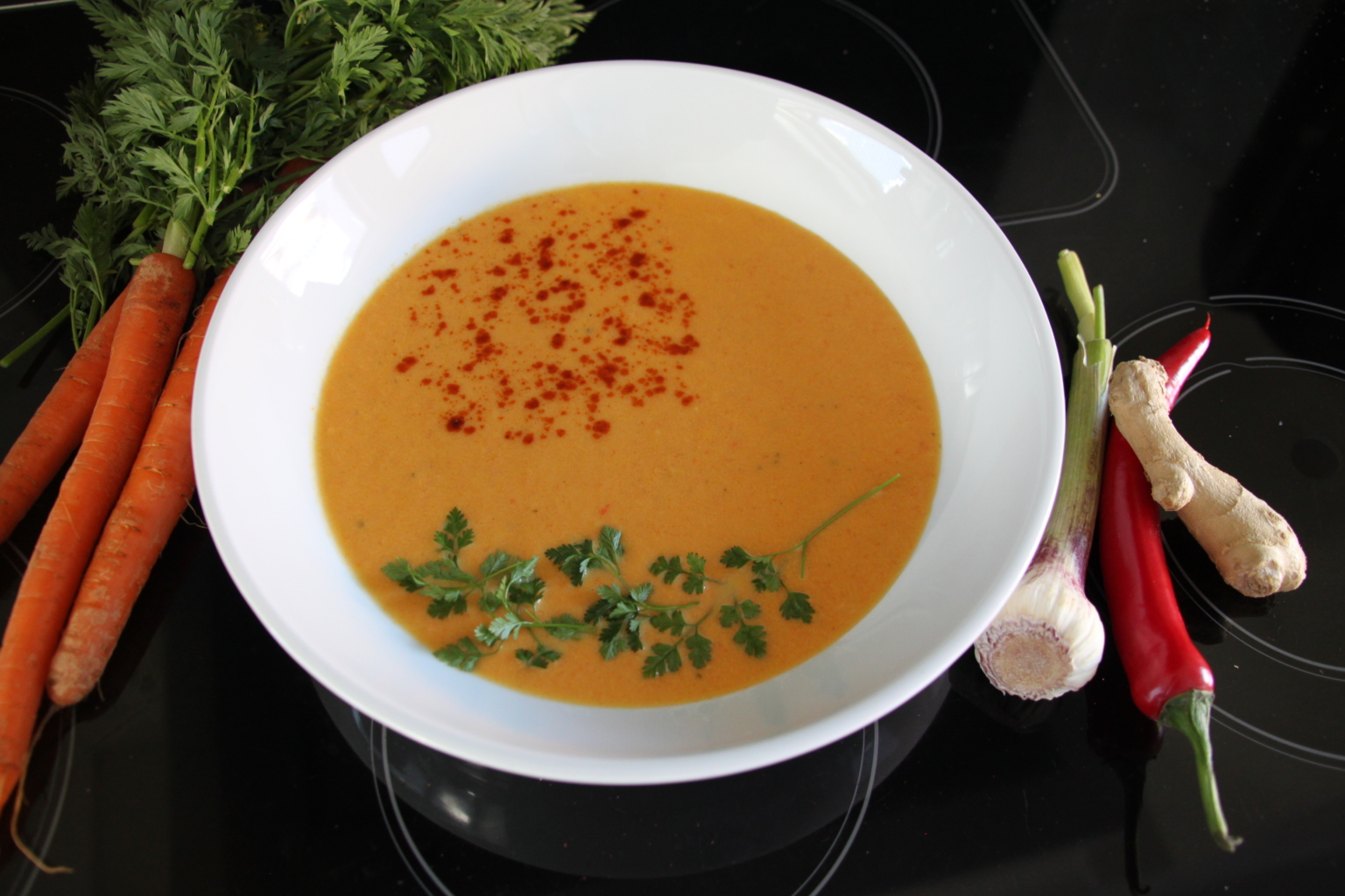 Möhren-Ingwer-Kokos-Suppe - Erlebnisbauernhof Gertrudenhof